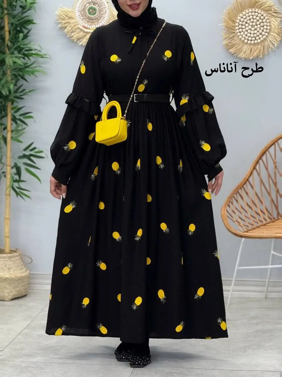 3401-پیراهن مزونی گیلاس